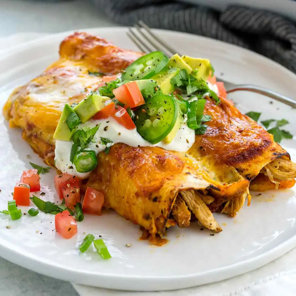 Enchiladas de pollo